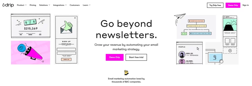 Drip is an email marketing