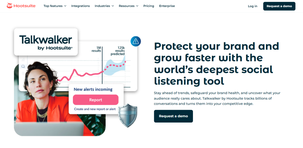 image of Hootsuite home 