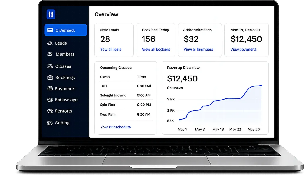 Gym CRM Dashboard