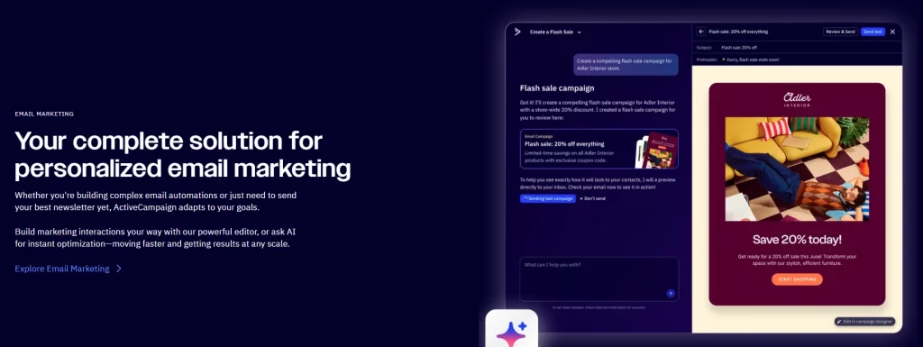 ActiveCampaign The Power Users Choice