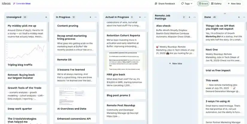 Kanban Calendar