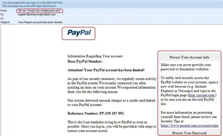 PayPal Securing Their Sender Reputation