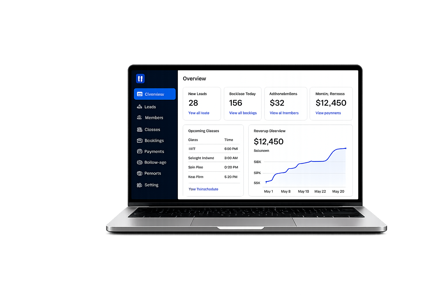 Gym CRM Dashboard